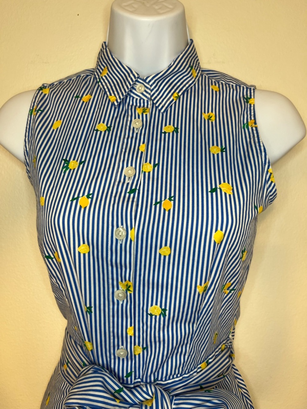 J. Crew Lemon Striped Dress - Picture 4 of 9